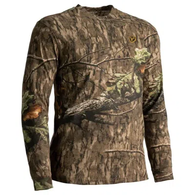 Blocker Outdoors Men's  Fused Cotton Long Sleeve T-shirt In Brown