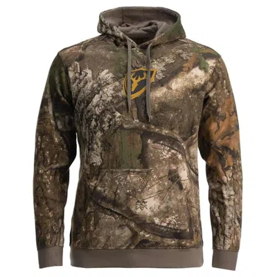 Blocker Outdoors Men's  Fused Cotton Shield Hoodie In Brown