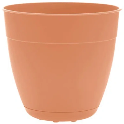 Bloem 12 Inch Dayton Planter With Saucer Tray In Brown