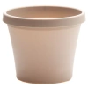 Bloem 14 Inch Terra Pot Planter, Pebble Stone Beige In Sand