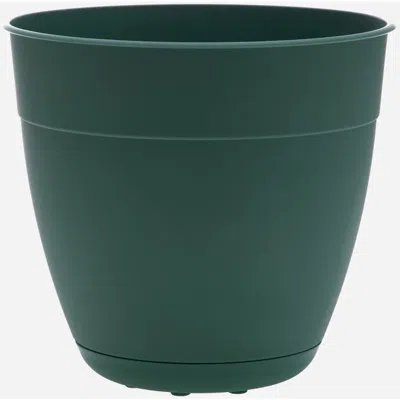 Bloem 16 Inch Dayton Planter With Saucer, Turtle Green