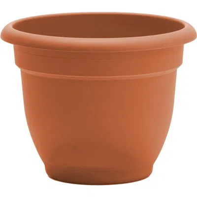 Bloem Fiskars  12 Inch Ariana Planter With Selfwatering Grid, Color Clay In Brown