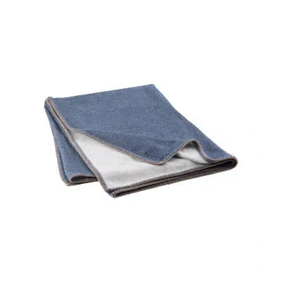 Blomus Ahwi Throw Blanket In Midnight Navy