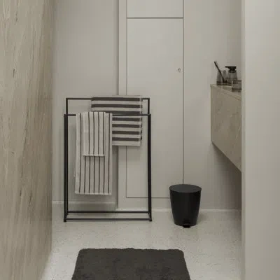 Blomus Ava Bathroom Toilet Brush - Black In Tan