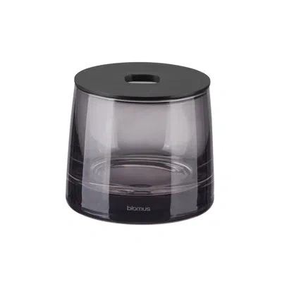 Blomus Ava Glass Storage Container - Black Glass With Black Lid In Black Glass With Black Pump