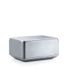 Blomus Basic Stainless Steel Butter Dish In Silver