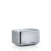 Blomus Basic Stainless Steel Butter Dish In Silver