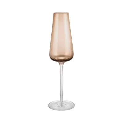 Blomus Belo Champagne Flute Glasses In Coffee