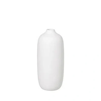 Blomus Ceola Ceramic Table Vase 7.1'' In White