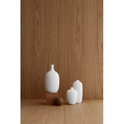 Blomus Ceola Ceramic Table Vase 8.3'' In White