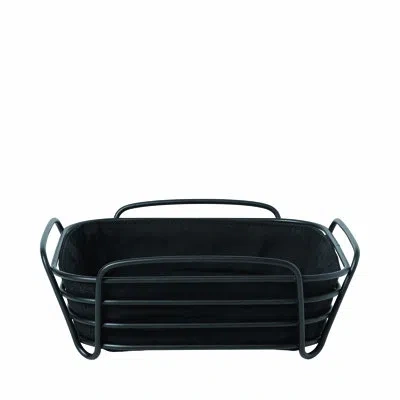 Blomus Delara Large Bread Basket In Black