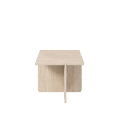 Blomus Engawa Natural Oak Side Table - Small In White Wood