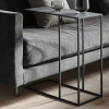 Blomus Fera Steel Frame Side Table In Black