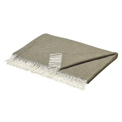 Blomus Finho Throw Blanket In Dark Olive