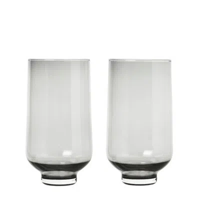 Blomus Flow 14 Oz. Drinking Glass In Smoke