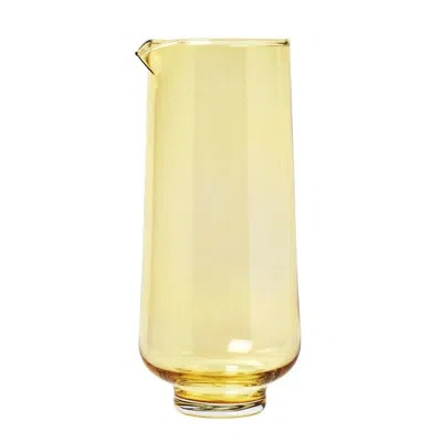 Blomus Flow Water 37 Oz. Pitcher In Smoke