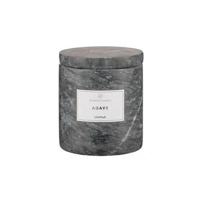 Blomus Frabli Scented Candle W/marble Container - Small - Tonga Fragrance In Gray