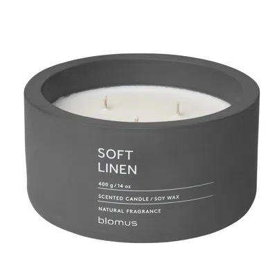 Blomus Fraga Soft Linen Scented Jar Candle In Magnet