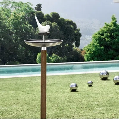 Blomus Fuera Bird Feeder And Bird Bath