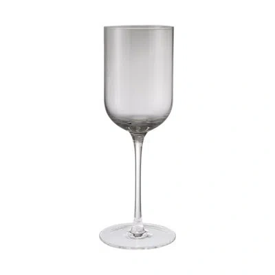 Blomus Fuumi 10.5 White Wine Glass Set In Smoke