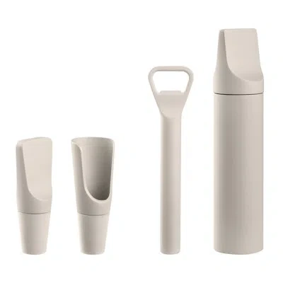 Blomus Ilo Set Of 4 Wine Accessories In Beige