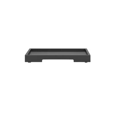Blomus Kasane Modular Storage Lid / Tray - Large - Mourning Dove In Anthracite