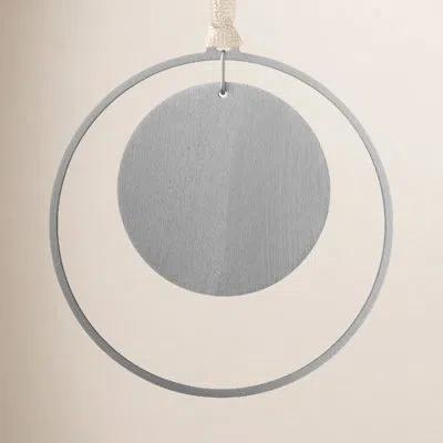 Blomus Kitai  Solid Color Holiday Shaped Ornament In Silver