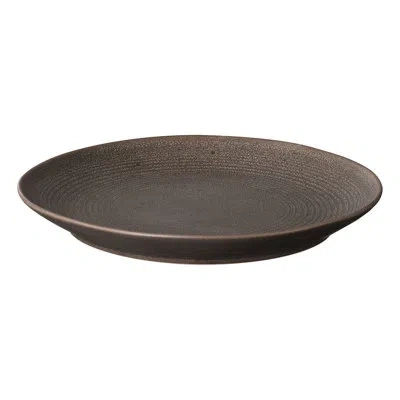 Blomus Kumi Ceramic Stoneware Dessert Plate In Espresso