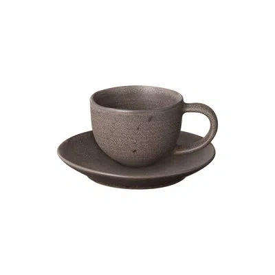 Blomus Kumi Ceramic Stoneware Espresso Cup With Saucer