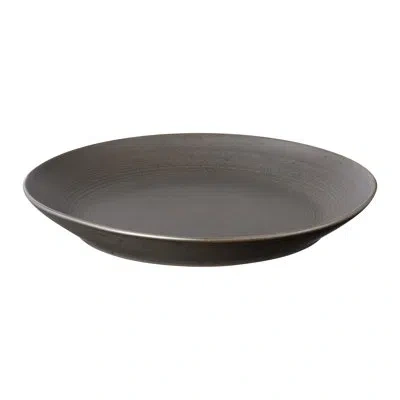 Blomus Kumi Ceramic Stoneware Platter In Espresso