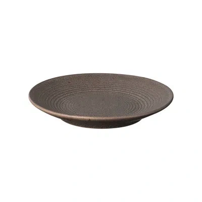 Blomus Kumi Ceramic Stoneware S Plate In Espresso