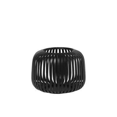 Blomus Lito Metal Tabletop Lantern In Black;black