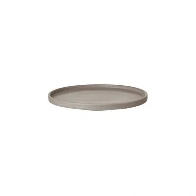 Blomus Makoto Japanese Style Stoneware Side Plate In Gray