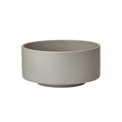 Blomus Makoto Stoneware Japanese Style Serving Bowl In Gray