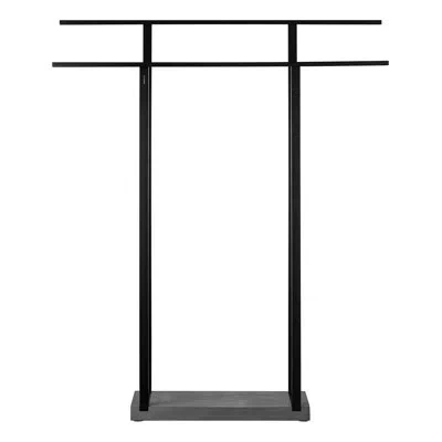 Blomus Menoto Free Standing Towel Stand In Matte Black
