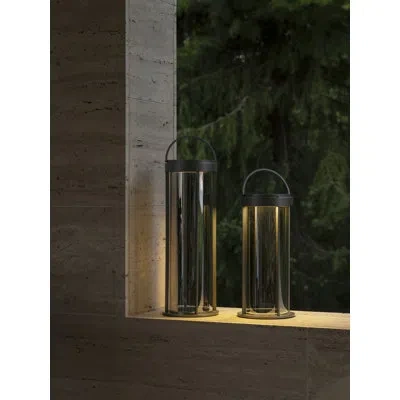 Blomus Mituro Mobile Rechargeable Led Lamp - Indoor/outdoor In Gunmetal Metallic Gray