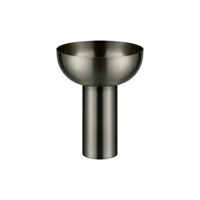 Blomus Miyabi Japanese Style Table Vase In Burnt Metal