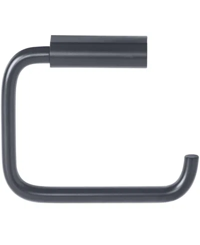 Blomus Modo Titanium Coated Wall Mounted Toilet Paper Holder In Charcoal