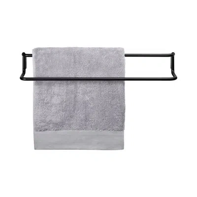 Blomus Modo Twin 23.6" Wall Mounted Towel Bar In Black