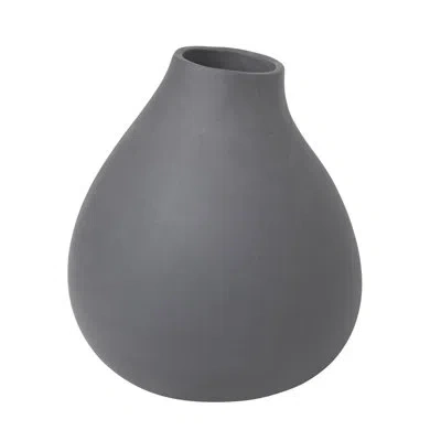 Blomus Nona Porcelain Table Vase In Pewter