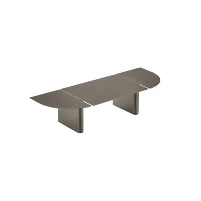 Blomus Oru Stainless Steel Floating Shelf In Burnt Metal Finish
