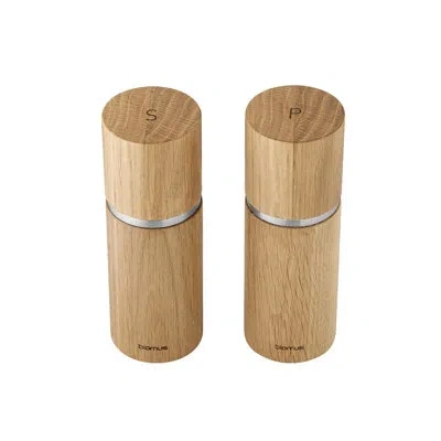 Blomus Pepe Salt And Pepper Mill Set In Brown