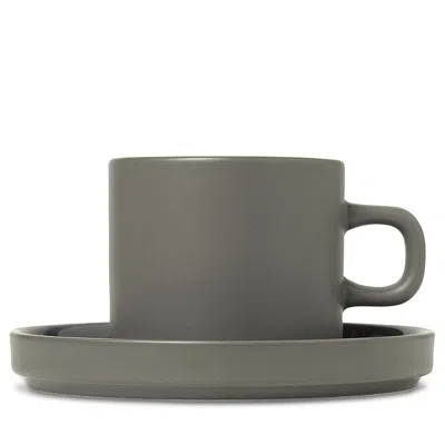 BLOMUS PILAR COFFEE CUPS WITH SAUCERS, SET OF 2,63974