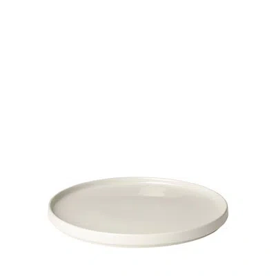Blomus Pilar Stoneware 10.63" Dinner Plate In Moonbeam,cream