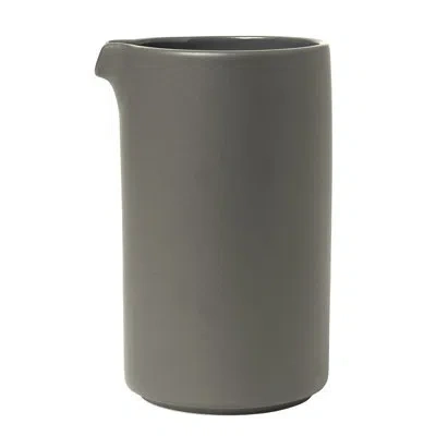 Blomus Pilar Stoneware 17 Oz. Pitcher In Pewter