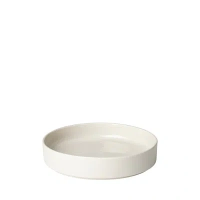 Blomus Pilar Stoneware 8" Dessert Plate In Moonbeam,cream