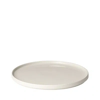 Blomus Pilar Stoneware Serving Platter In Moonbeam
