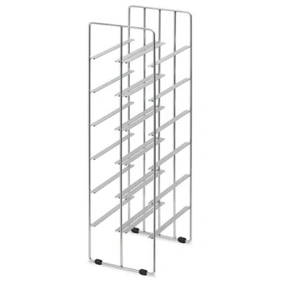 Blomus Pilare 12 Bottle Tabletop Wine Bottle Rack In Chrome