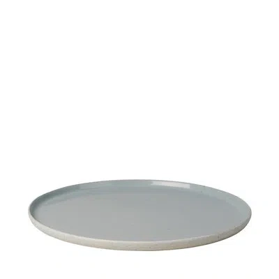 Blomus Sablo Ceramic 10" Dinner Plate In Stone Blue