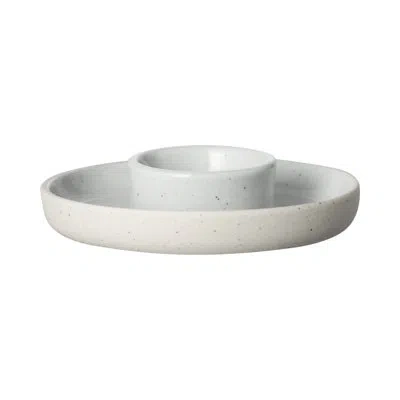 Blomus Sablo Ceramic Egg Cup - Set Of 2 In Beige,gray